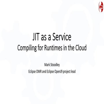 Turbo2018 workshop   JIT as a Service