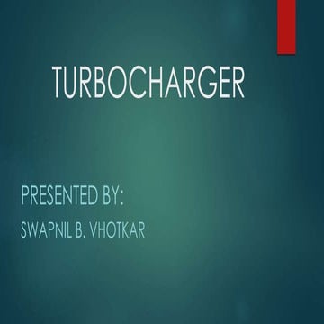 Turbo charger complete prensation