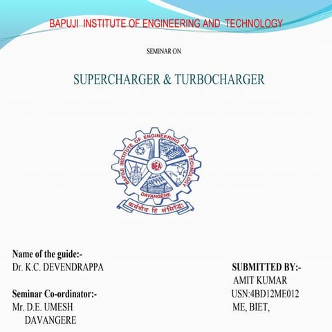 Turbocharger and-supercharger