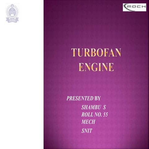 Turbofan engine