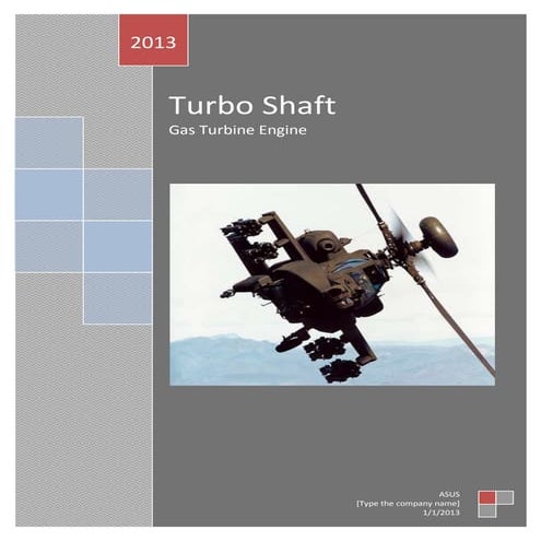 TURBO SHAFT ENGINE | PPTX