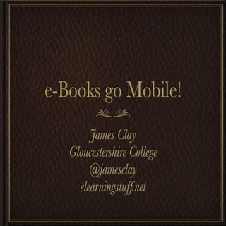 eBooks go Mobile