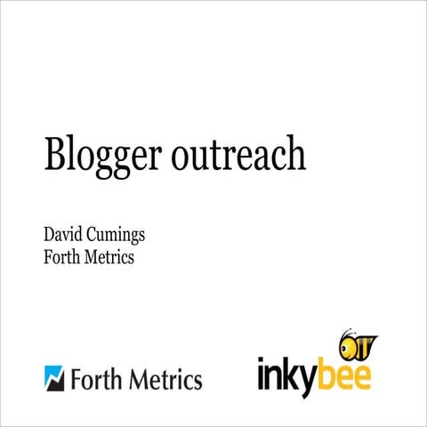 Blogger Outreach - Refreshing the parts other social media cannot reach