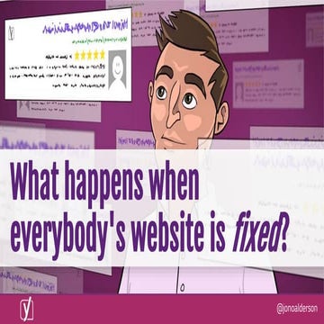 What happens when everybody's website is fixed 