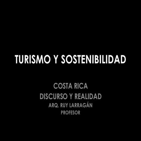 Turismo y Sostenibilidad