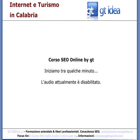 Internet e Turismo in Calabria