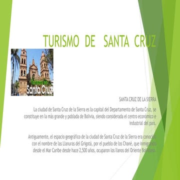 Santa Cruz De La Sierra Bolivia | PPTX