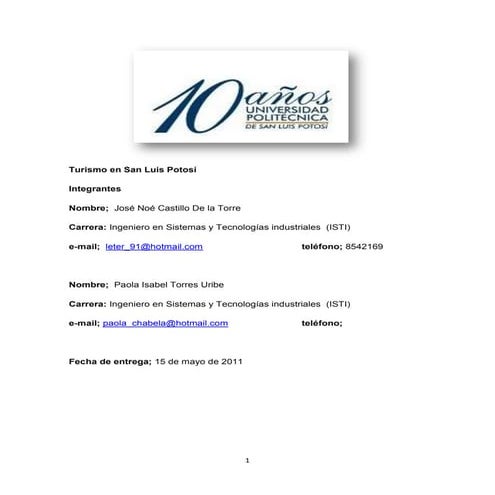 Turismo en san luis potosí