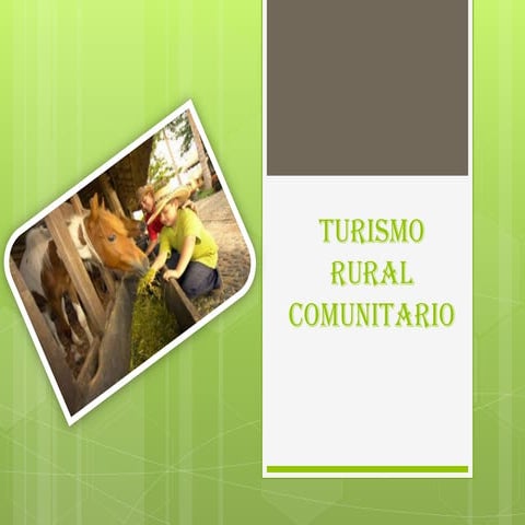 Turismo rural comunitario | PPTX