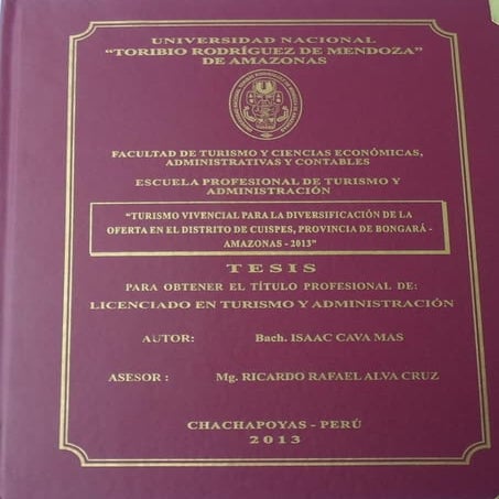 Turismo vivencial para la diversificación de la oferta en el distrito de cuis...