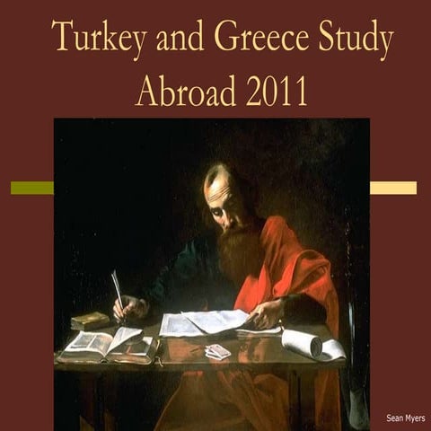 Turkey and greece study abroad 2011