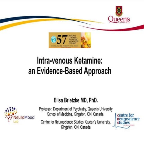 Ketamine in Treatment Resistant Depression