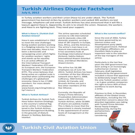 Turkish arlines dispute_factsheet