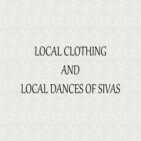 Presentation of folk costume - Turkey