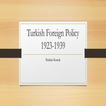 Turkish foreign policy