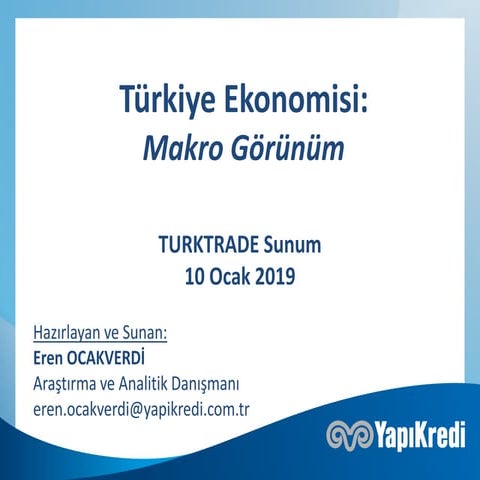 TURKTRADE Yönetim Kurulu Sunuşu