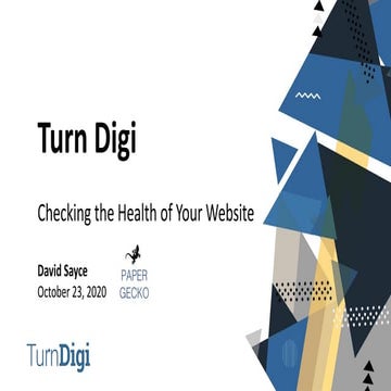 Checking the health of your website