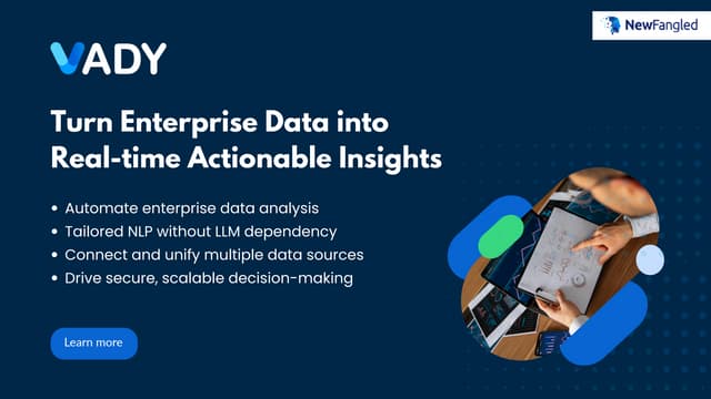 VADY Smart Data Flow – Automated Data Insights for Scalable Enterprise Decisions