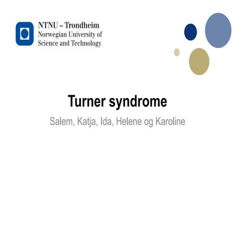 Turner syndrome presentation last