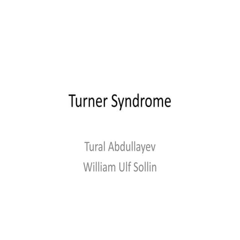Turner syndrome