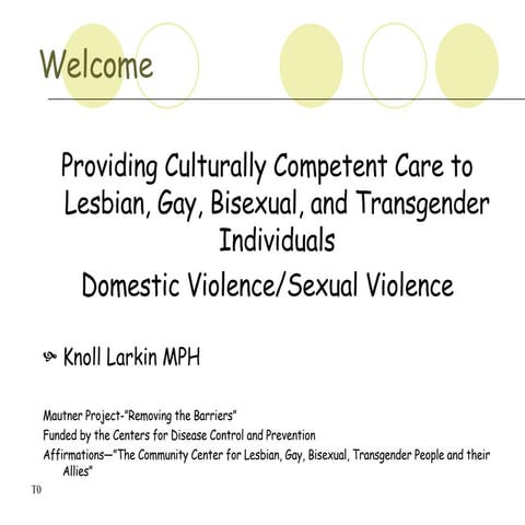 Turning Point Presentation 5.18.07