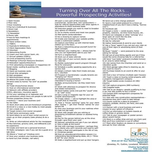 Ideas for Prospecting