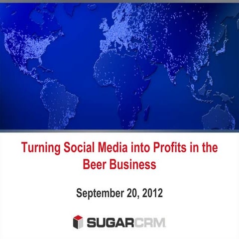 Turning social media into profits in the beer business 