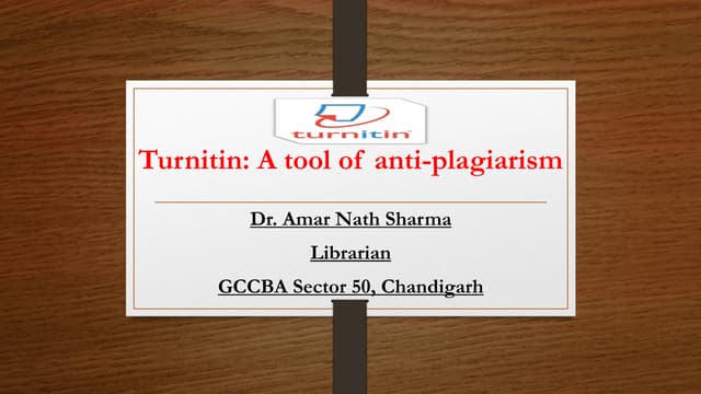 Turnitin-PPT. A very high value research paper and pots that is most importan...