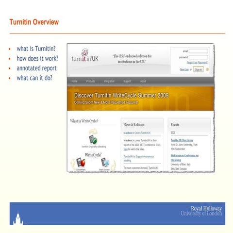 Introduction to Turnitin