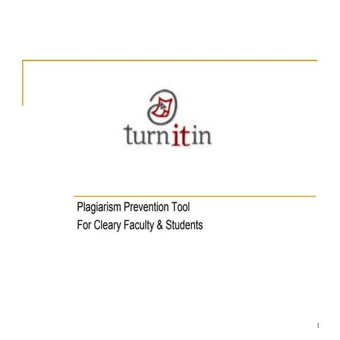 Turnitin for Students