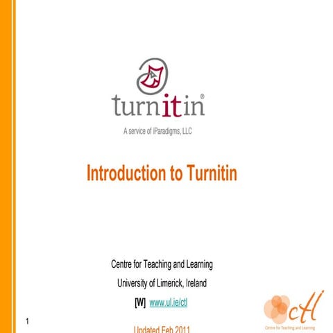 Turnitin presentation