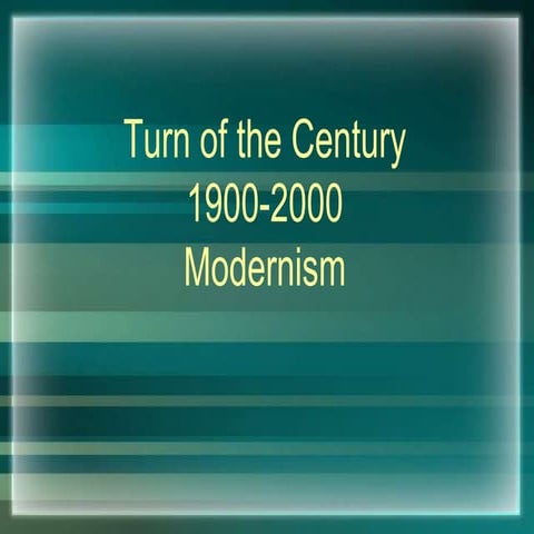 Modernism isms 1893-1950