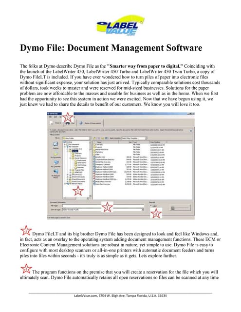 Dymo Rhino 4200 Industrial Label Printer | PPTX