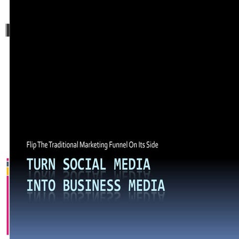 Turning Social Media into Business Media