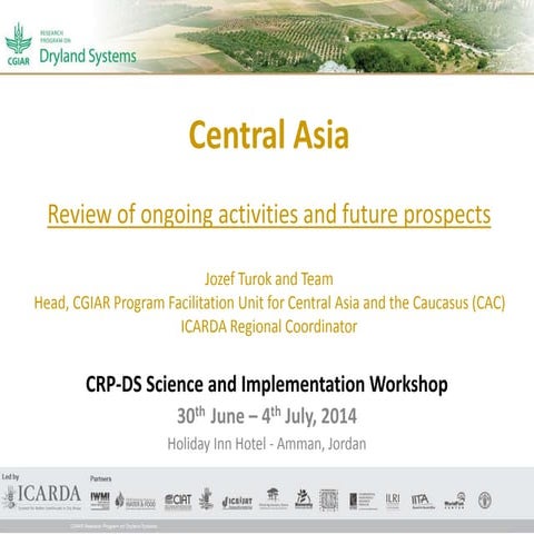  Review of ongoing activities and future prospects-Jozef Turok