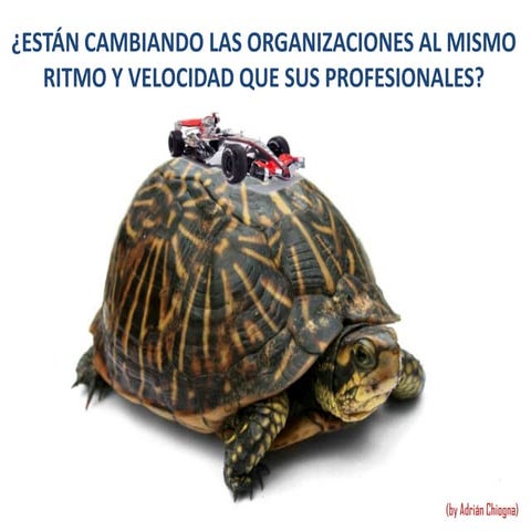 ¿ESTÁN CAMBIANDO LAS ORGANIZACIONES AL MISMO RITMO Y VELOCIDAD QUE SUS PROFES...