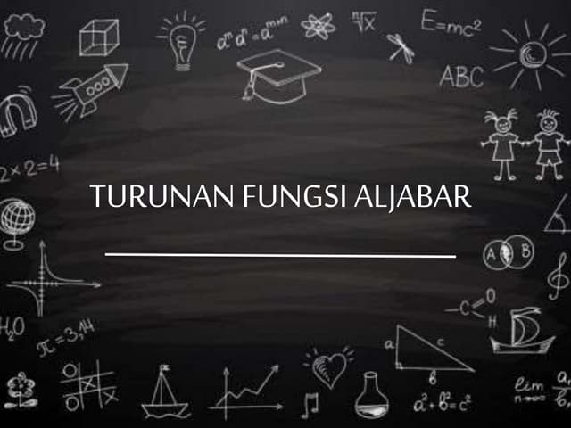 Turunan Fungsi Aljabar