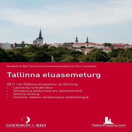 Tallinna eluaseme- ja üüriturg 2011 I kvartal
