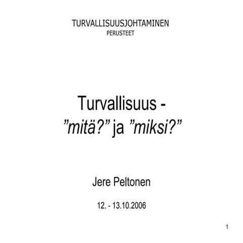 Pirkanmaan turvallisuusklusteri, Timo Rajala, Hallintojohtaja, Polamk ...