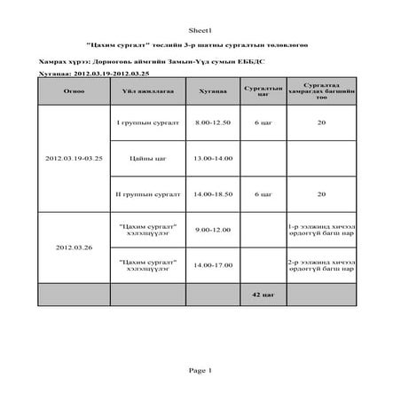 4 r shatnii surgaltiin tuluvluguu, 2-r surguuli | PDF
