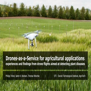 Drones-as-a-Service for agricultural applications (by Philipp Trénel)