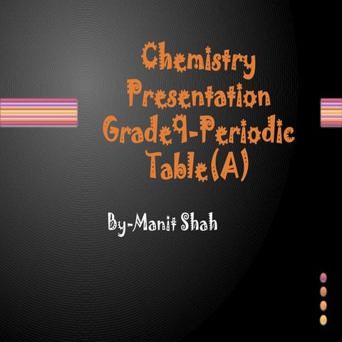 Chemistry project Class 10 CBSE(Periodic Table) | PPTX