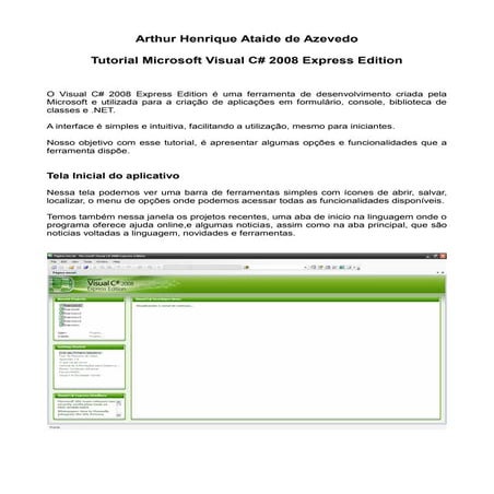 Tutorial  visual c# express