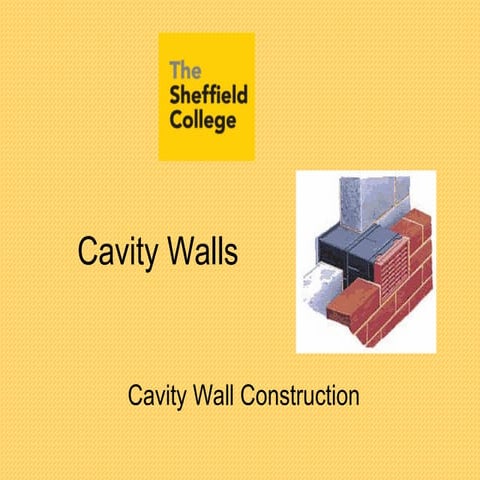Tutor l1 cavity wall construction | PPT