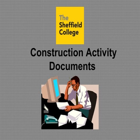 Tutor construction activity documents ppt4