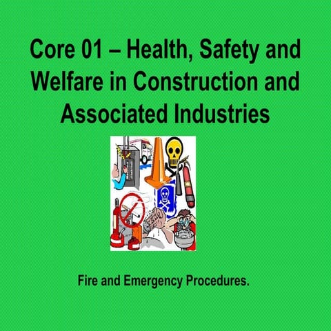 Tutor core 01 fire and safety signs