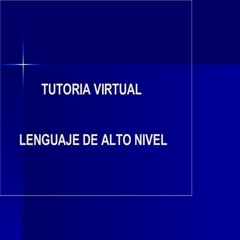 Tutoria Lenguaje C++