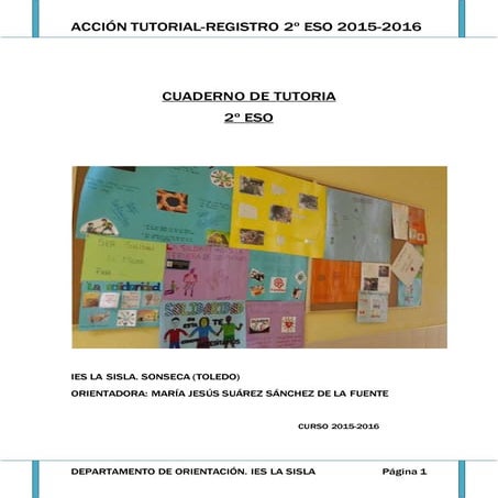 Tutoria 2º eso 2015 2016