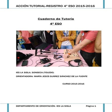 Tutoria 4º eso 2015 2016