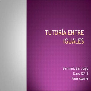 Tutoria entre iguales